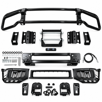 Gloss Black Front Guard Crash Bar for Mercedes Benz W465 G63