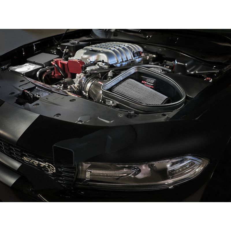 aFe Dodge Charger SRT Hellcat Redeye 2021-2023 V8-6.2L Track Series Stage-2 Carbon Fiber Intake System
