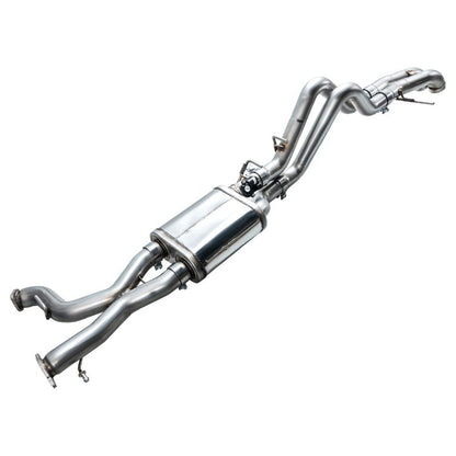 AWE Tuning 2022+ Ford Bronco Raptor 4WD Dual BashGuards Cat-Back SwitchPath Exhaust (No Tips)