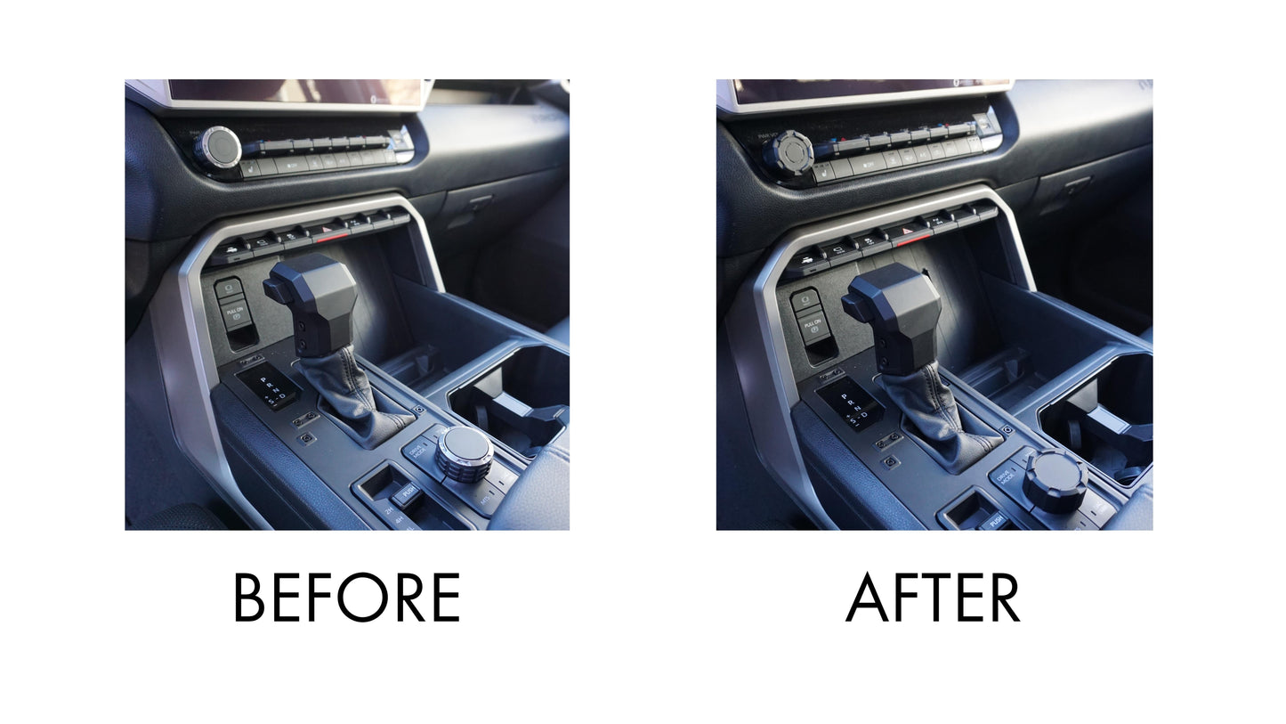 V2 Radio + Drive Mode Knob Set (2022+ Tundra) - BLACK