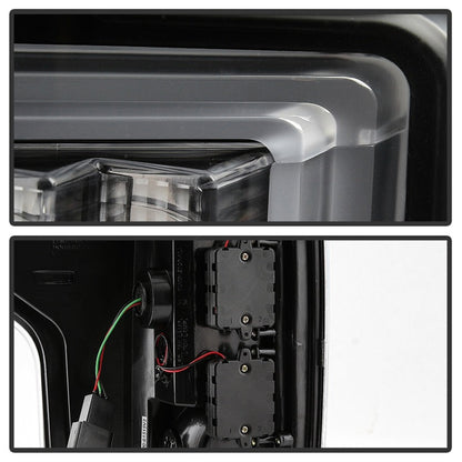 Spyder Ford F150 15-17 Light Bar LED Tail Lights (Not Compatible w/ Rear Blind Spot) - Black 5085948