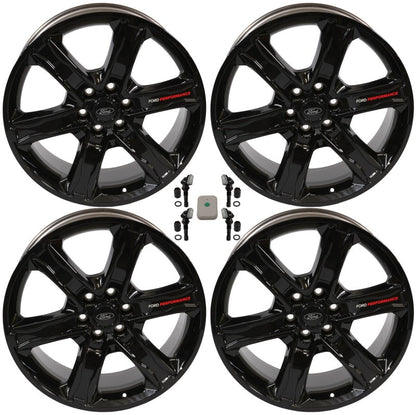 Ford Racing 15-22 F-150 22x9.5in Wheel Kit - Gloss Black M-1007K-S2295GB