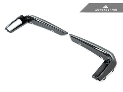 AutoTecknic Dry Carbon Front Bumper Trim - BMW G30 5-Series M-Sport