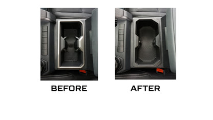 Oversize Cup Holder (2024+ Tacoma) - WHITE/BLACK