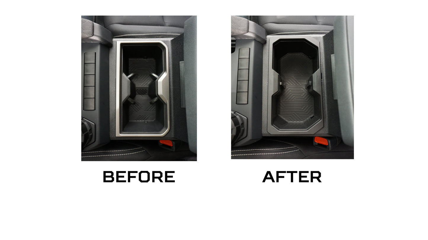 Oversize Cup Holder (2024+ Tacoma) - SOLAR OCTANE/BLACK