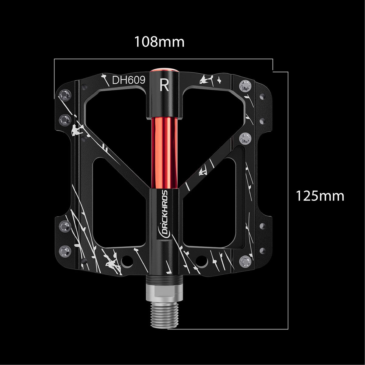 Triple Bearing Aluminum Platform Pedals for ALL Super73 / E-Bikes