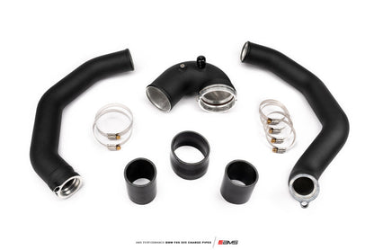 AMS Performance 15-18 BMW M3 / 15-20 BMW M4 w/ S55 3.0L Turbo Engine Charge Pipes AMS.39.09.0001-1