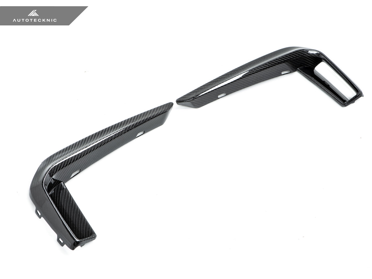 AutoTecknic Dry Carbon Front Bumper Trim - BMW G30 5-Series M-Sport