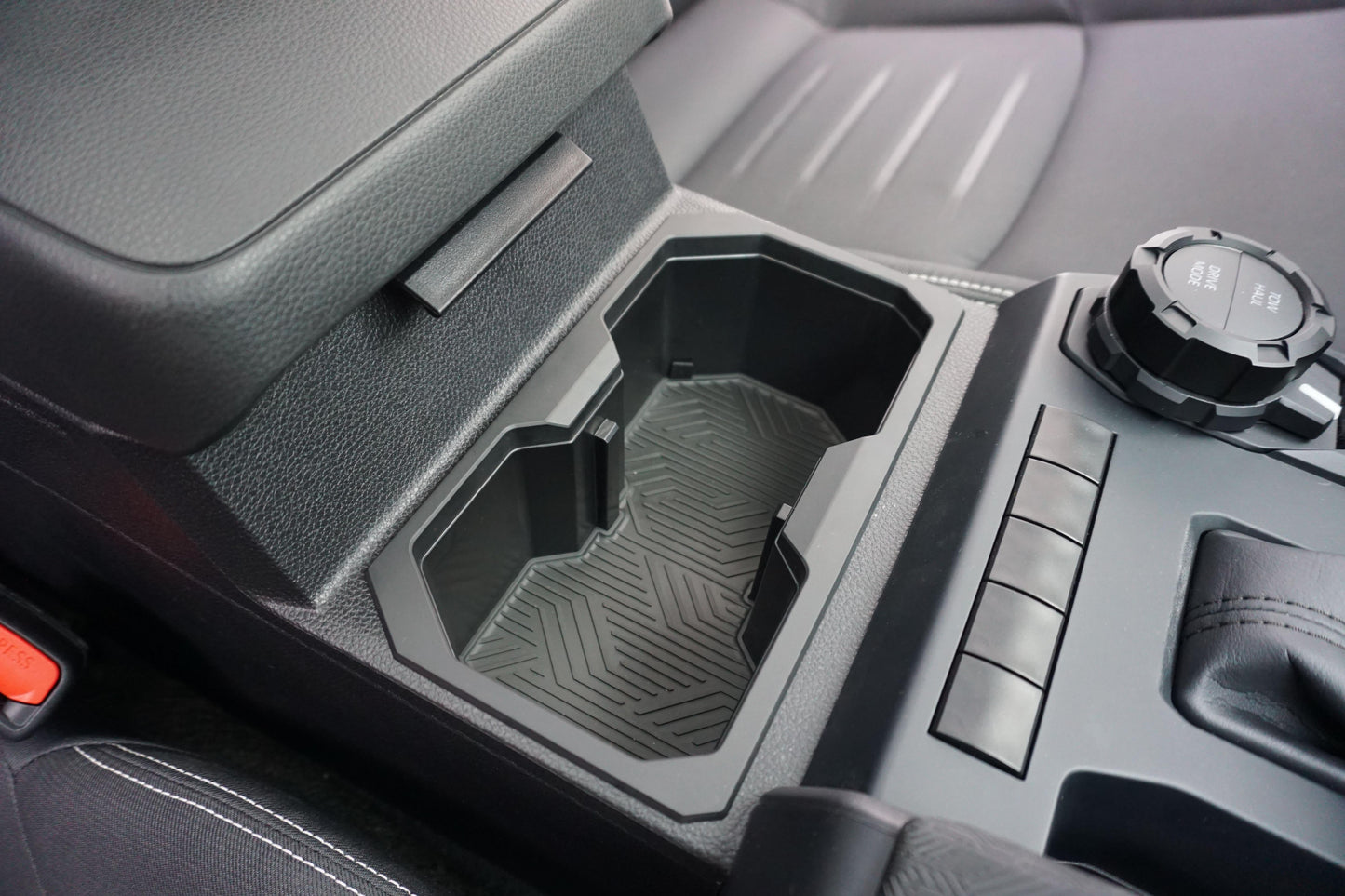 Oversize Cup Holder (2024+ Tacoma) - WHITE/BLACK