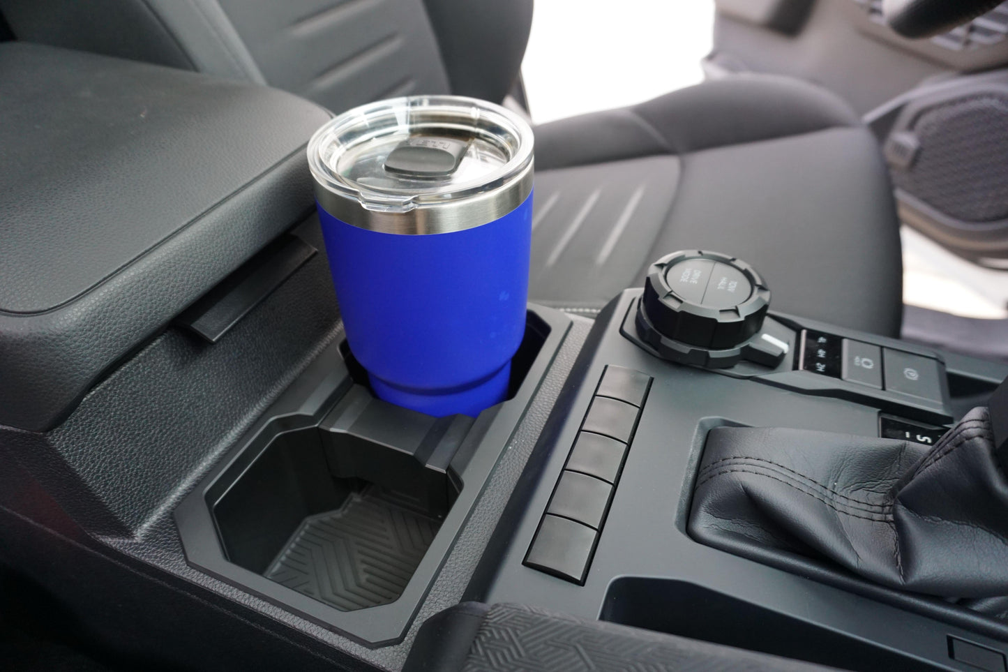 Cup Holder Insert (2024+ Tacoma / 2025+ 4Runner) - BLACK