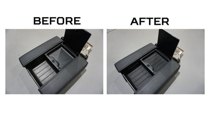 Center Console Tray Liner (2022+ Tundra Platinum) - 1PC BLACK