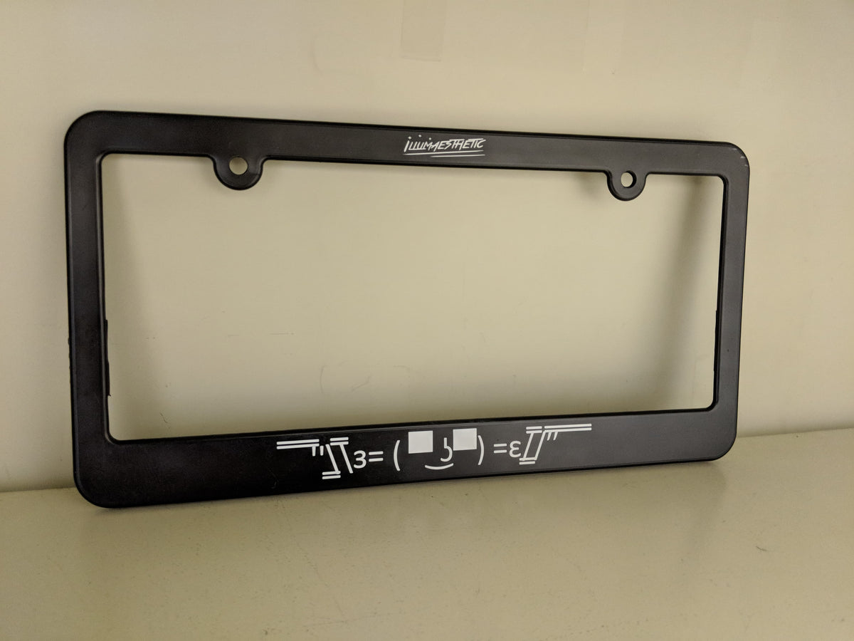 Illumaesthetic Custom Plate Frame (Simple Text)