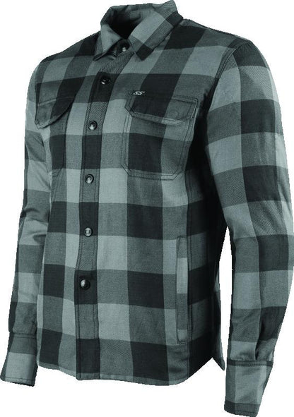 Speed and Strength True Grit 2.0 Armored Moto Shirt Grey - Large