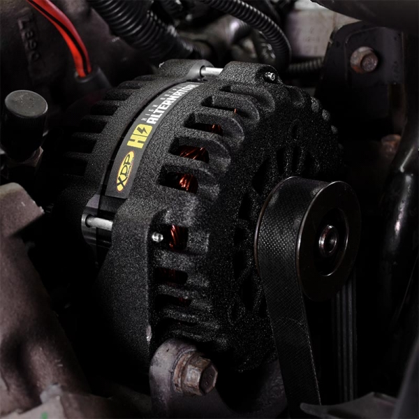 XDP Wrinkle Black HD High Output Alternator XD351
