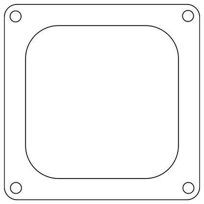 Cometic Gasket Cometic Holley 4500 Dominator .047in Fiber Carburetor Gasket - 4.775in x 4.775in - Open Plenum C15238