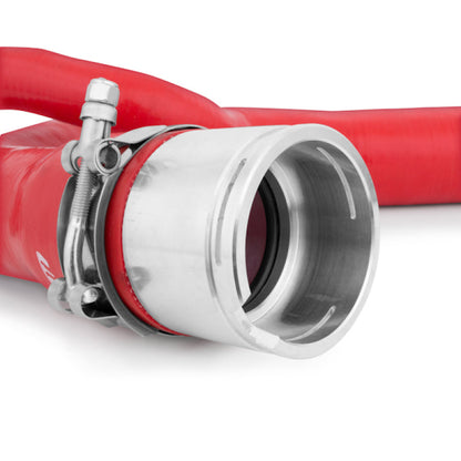 Mishimoto Upper &amp; Lower Silicone Hose Kit 2006-2010 Duramax LBZ LMM 6.6L - RED