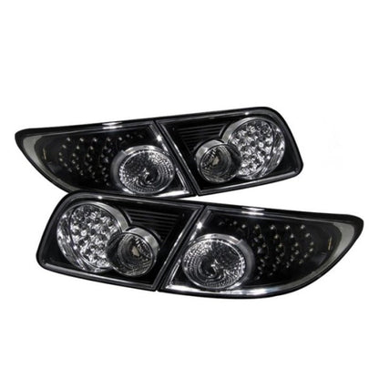 SPYDER xTune Mazda 6 03-08 4/5DR (Not Fit Wagon) LED Tail Lights - Black (ALT-ON-M603-LED-BK) 5013101