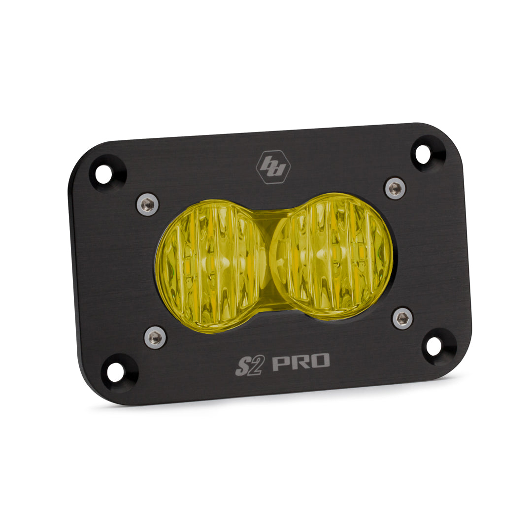 LED Wide Cornering Baja Amber Flush Mount S2 Pro