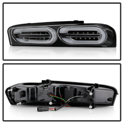 Spyder Chevy Camaro 16-18 (Do Not Fit Halogen Model) LED Tail Lights Black ALT-YD-CCAM16LED-SEQ-BK 5087232