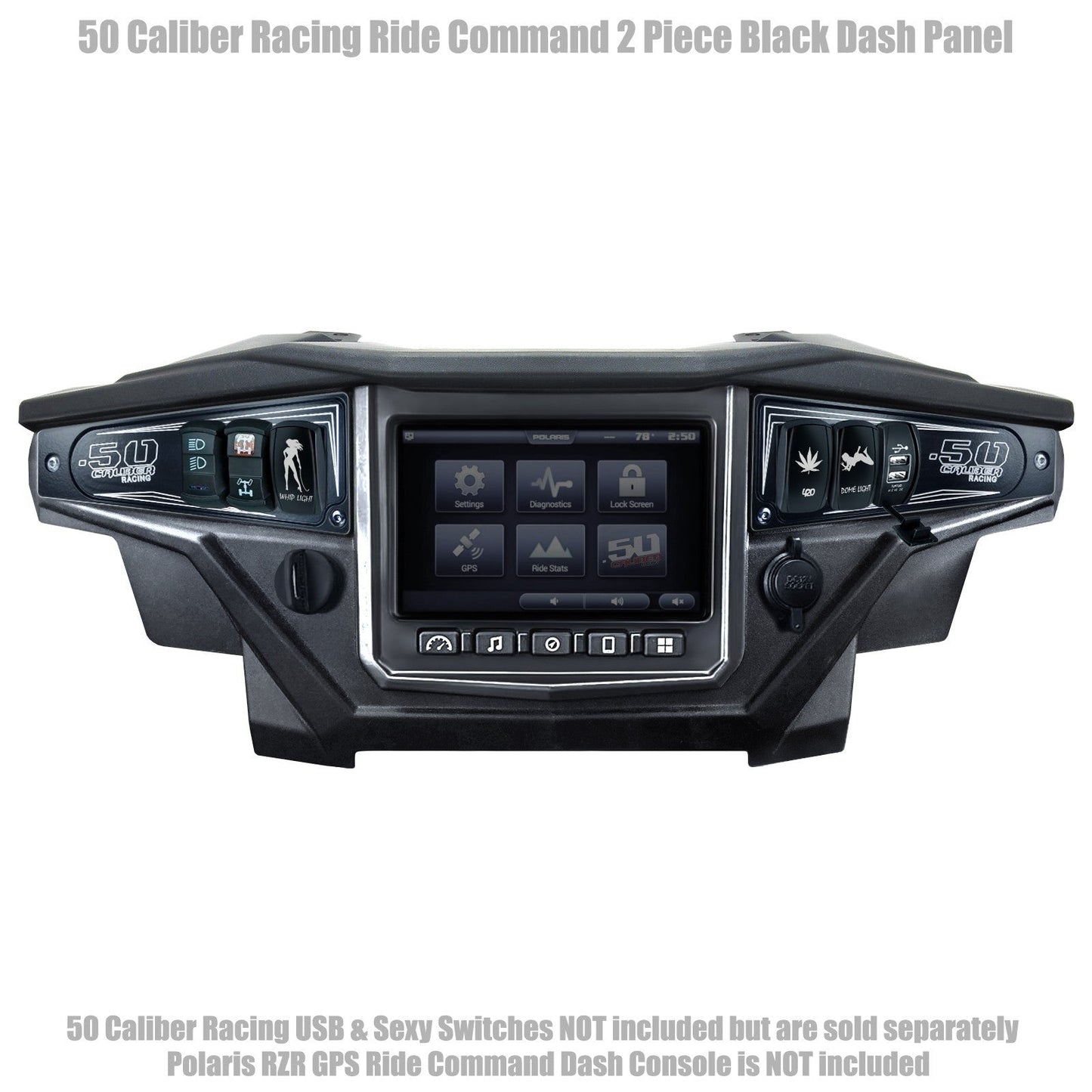 Ride Command XP1000 6 Switch Dash Panel
