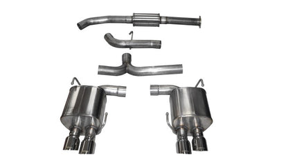 Corsa Performance Catback Exhaust System W/ Polished Tips Subaru WRX STI 2015+