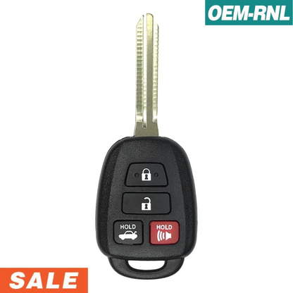 Toyota Scion 2012-2017 OEM 4 Button Remote Head Key HYQ12BDM/HYQ12BEL G Chip