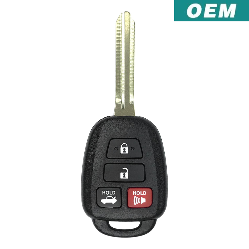 Toyota Corolla Camry OEM 4 Button Remote Head Key 2014-2019 HYQ12BDM | HYQ12BEL (H-Chip)