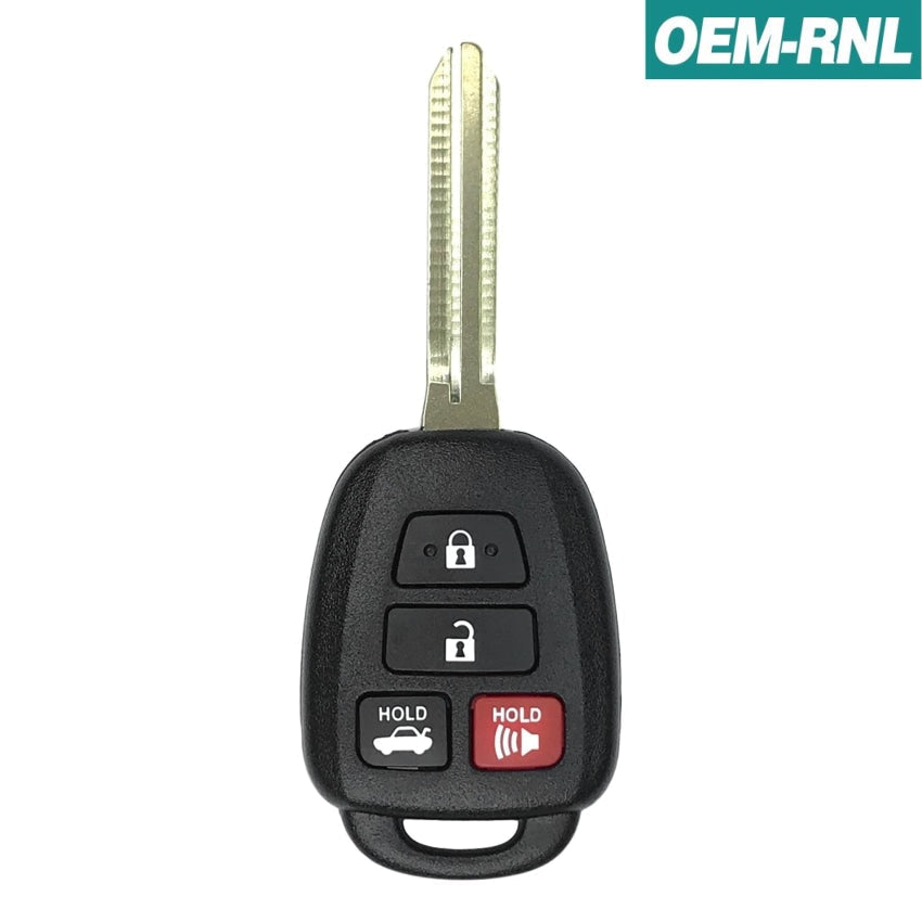 Toyota Corolla Camry OEM 4 Button Remote Head Key 2014-2019 HYQ12BDM | HYQ12BEL (H-Chip)