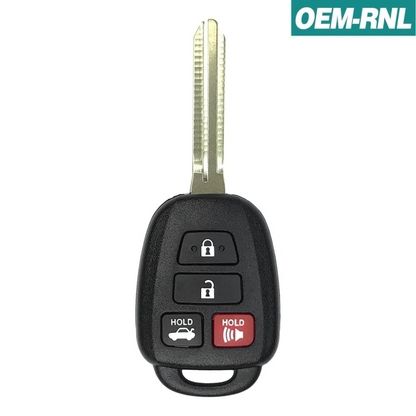 Toyota Corolla Camry OEM 4 Button Remote Head Key 2014-2019 HYQ12BDM | HYQ12BEL (H-Chip)
