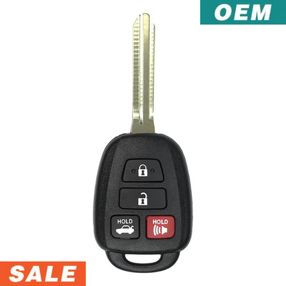 Toyota Scion 2012-2017 OEM 4 Button Remote Head Key HYQ12BDM/HYQ12BEL G Chip