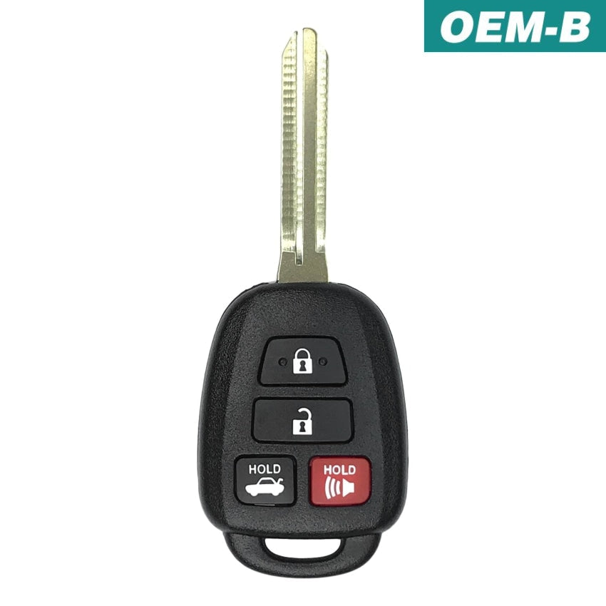 Toyota Corolla Camry OEM 4 Button Remote Head Key 2014-2019 HYQ12BDM | HYQ12BEL (H-Chip)