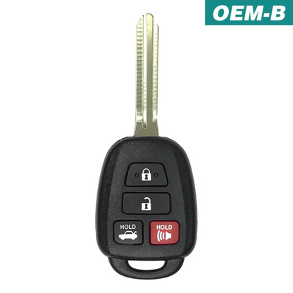 Toyota Corolla Camry OEM 4 Button Remote Head Key 2014-2019 HYQ12BDM | HYQ12BEL (H-Chip)