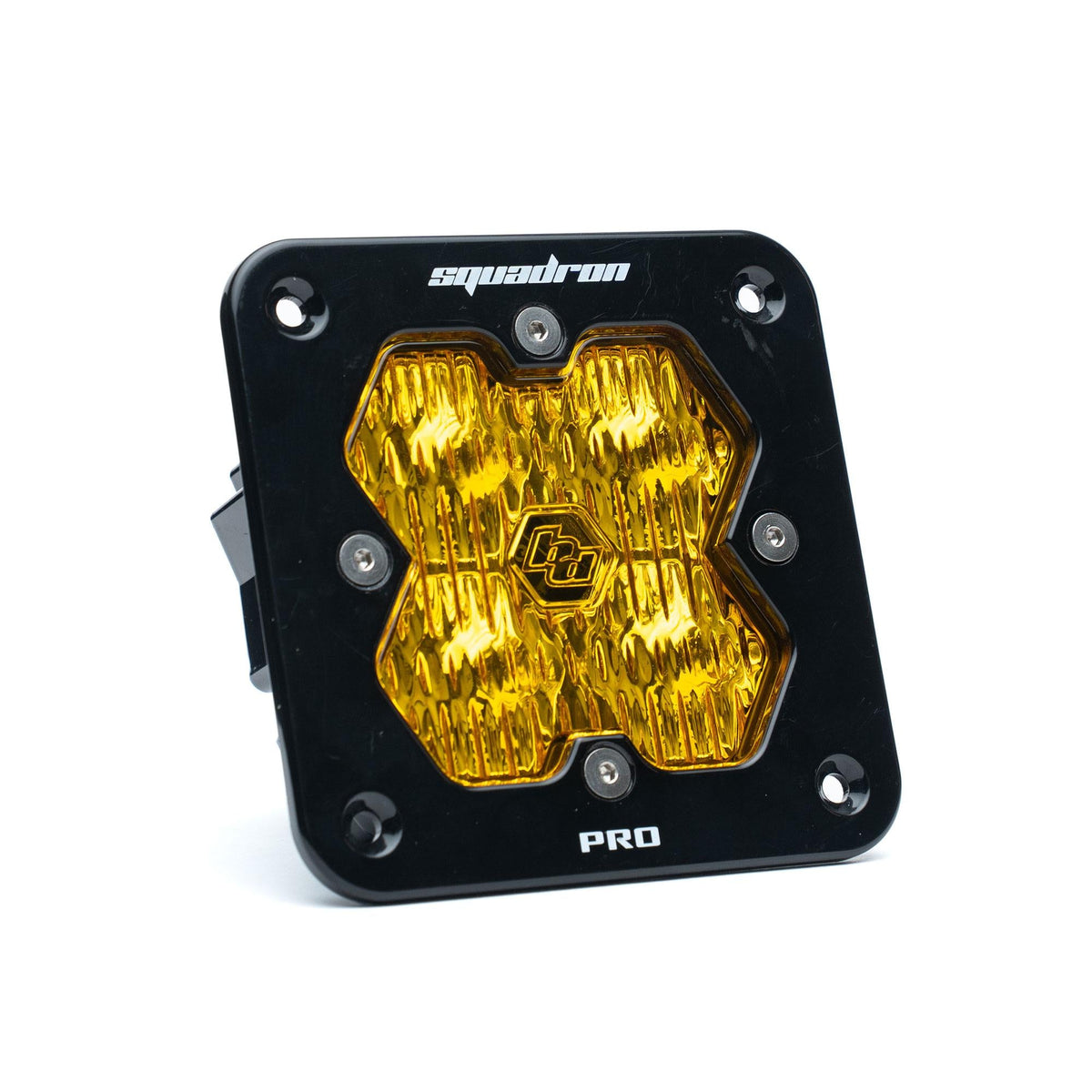 Squadron 2.0 Pro Black Flush Mount LED Auxiliary Light Pod Universal Baja Amber Wide Cornering