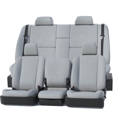 Covercraft 24-25 Ford F250-F550 Leatherette PrecisionFit Custom Front Row Seat Covers - Light Grey GTF4422ABLTLG