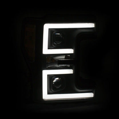 Anzo LED Headlights 17-18 Ford F-250 Projector Plank-Style