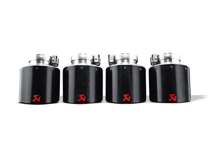 Akrapovic 06-13 Chevrolet Corvette ZO6/ZR1 (C6) Tail Pipe Set (Carbon 125 mm) TP-NIR35C