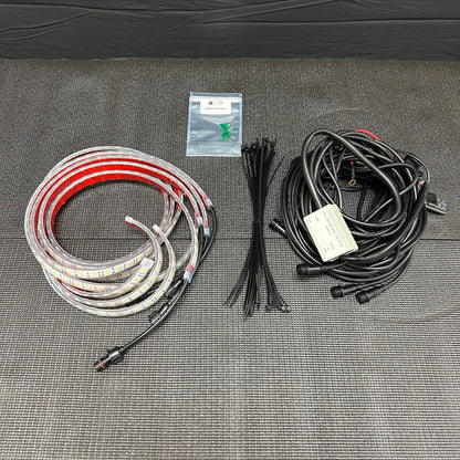 Double Row White Portal Lights