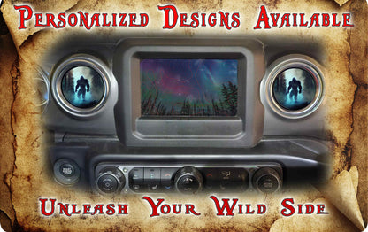 Steering wheel decal bigfoot 219