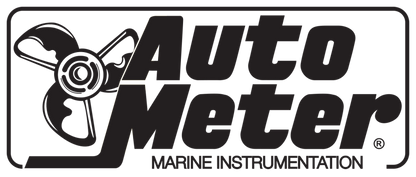 Autometer Marine Chrome Gauge 2-5/8in Electric Trim Level Gauge 0OHM Down - 90OHM Up 200767-35