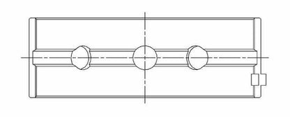 ACL Saab I4 DOHC B204 / B205 / B234 / B235 Standard Main Bearing Set 5M2015H-STD
