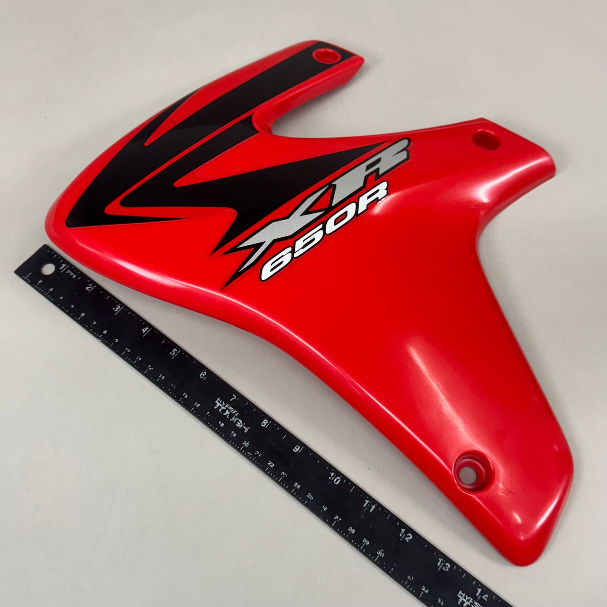 HONDA Shroud Set L. Radiator Genuine OEM Red/Black 19072-MBN-A30ZA