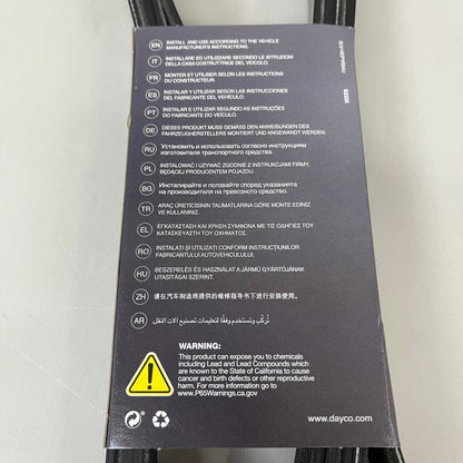 DAYCO Standard Straight Poly Rib Belt 1.10"Top Width 110.25" Effective L 5081103