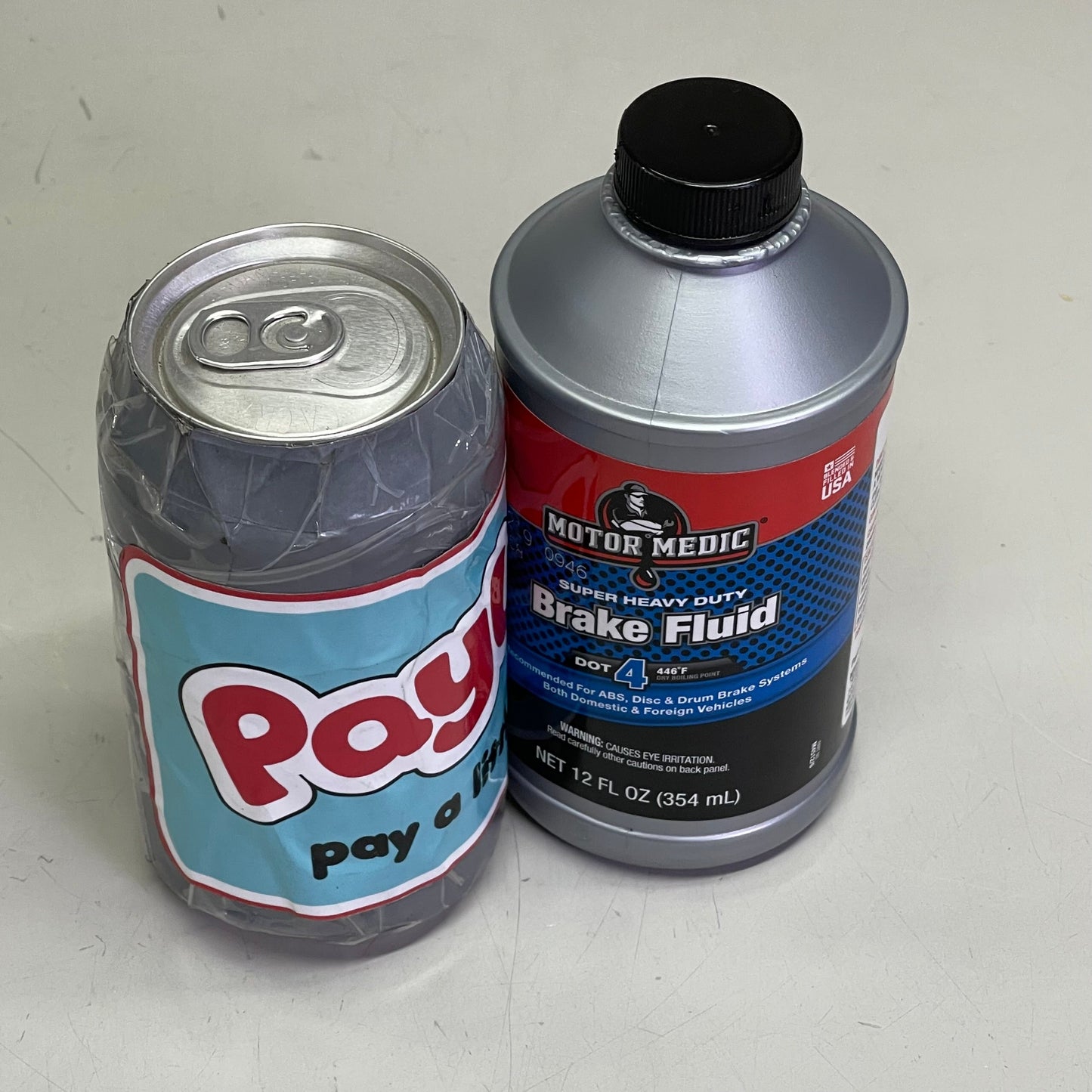 MOTOR MEDIC (6 PACK) Super Heavy Duty Dot 4 Brake Fluid 12 fl oz Grey M4512