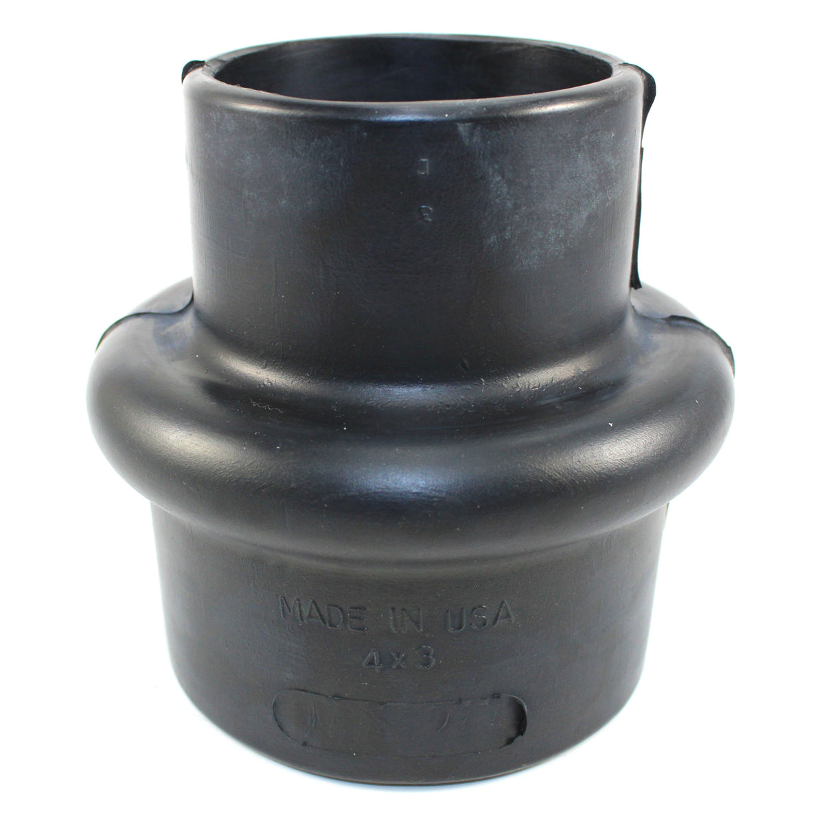 4" ID to 3" ID Rubber Reducing Hump Hose
