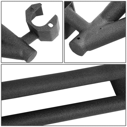 07-16 Jeep Wrangler 2 Door Rock Crawler Nerf Bar / Step Bar Black