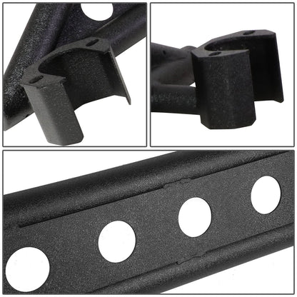 2007-2016 Jeep Wrangler Rock Crawler Nerf Bars 4 Door 7" Black
