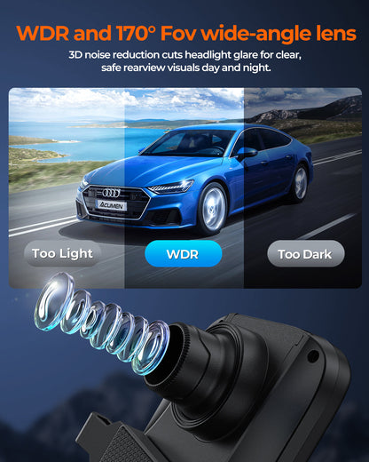 XR10 Pro 4K Front & 2.5K Rear,10" IPS Touchscreen,Wi-Fi