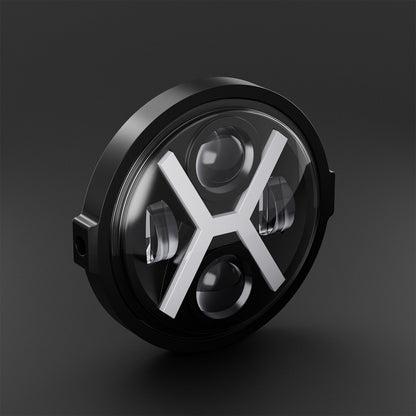 New X-Shaped LED Headlight Fits Super73 / E-Bikes