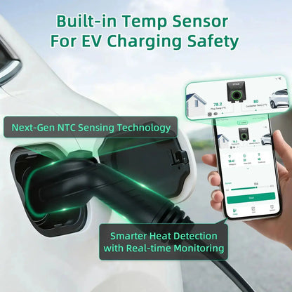 IYILO Level 2 EV Charger NEMA 14-50 J1772 Wall-mounted Plug In - 48A