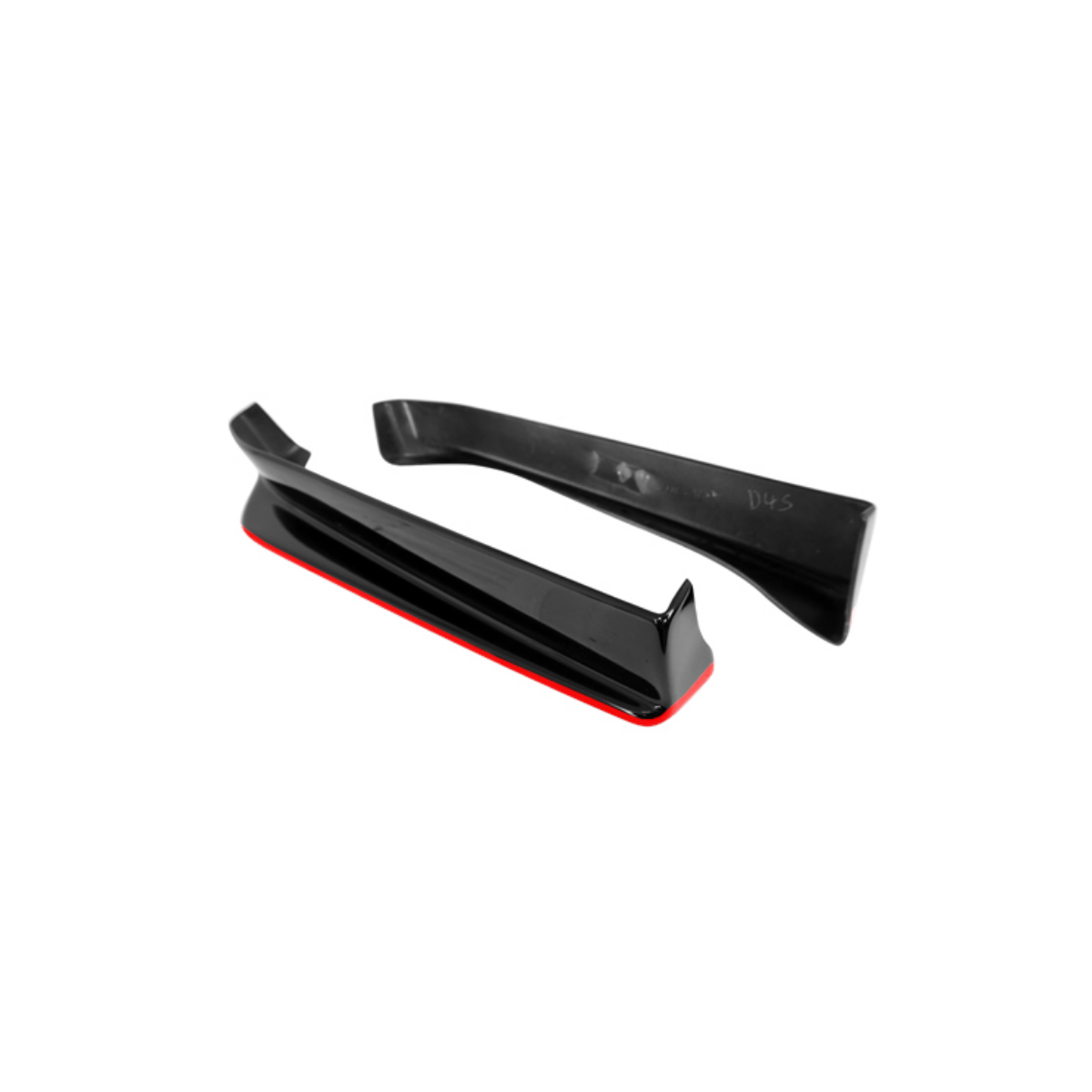 JDMuscle [15-17 WRX/STI] OEM / STI Style Aero Kit Gloss Black with Color Accent *Special Order*
